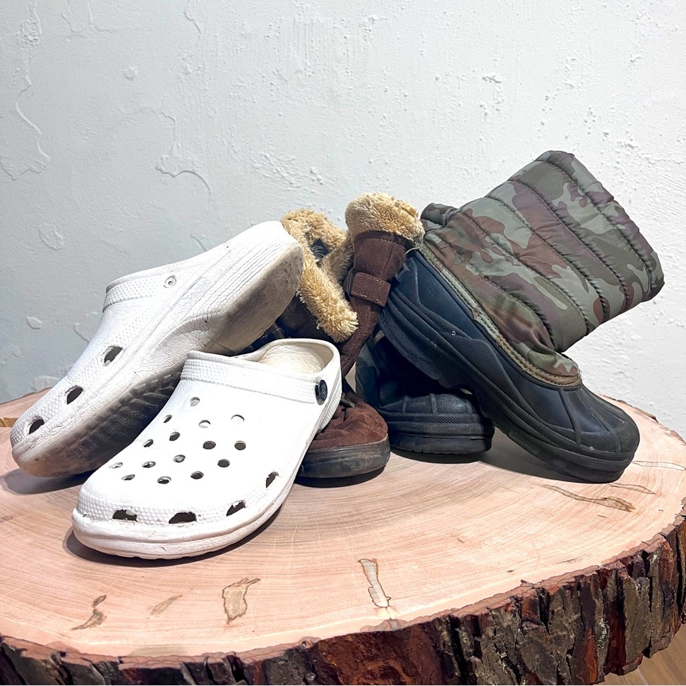 3 Pairs of Shoes! 2 Winter Boots and 1 Summer Shoe